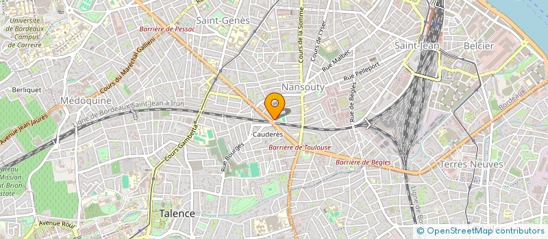 localisation de l'entreprise LES PORTS DE LUNE  LATRESNE