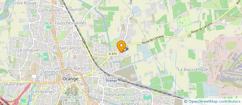 localisation de l'entreprise LES POSES DE PROVENCE à ORANGE
