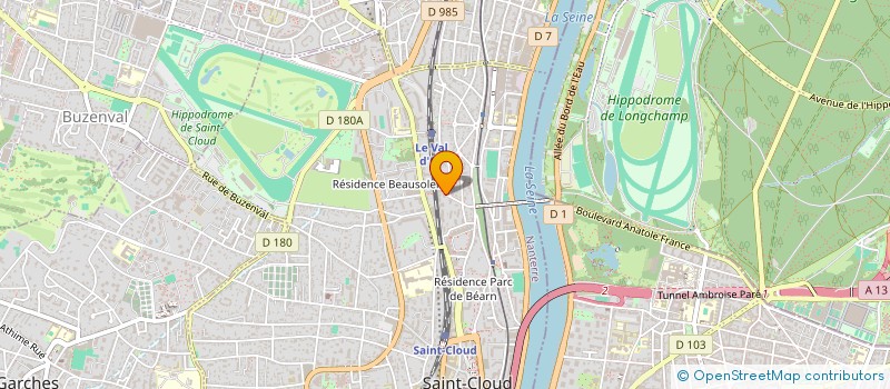 localisation de l'entreprise LES POSETTES à SAINT-CLOUD