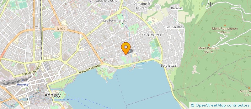 localisation de l'entreprise LES POSEURS à ANNECY