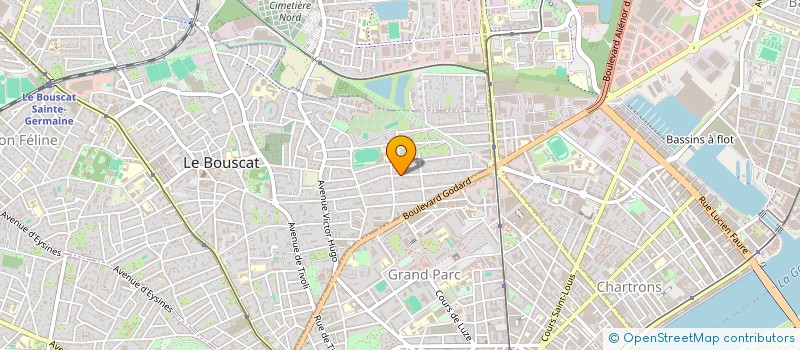 localisation de l'entreprise LES POSEURS à LE BOUSCAT