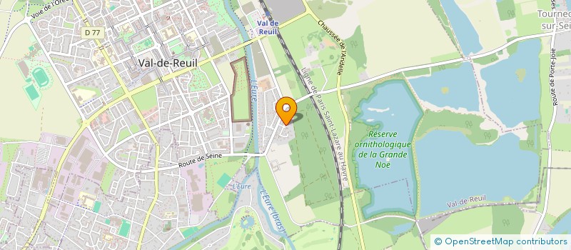 localisation de l'entreprise LES POSEURS NORMAND à VAL-DE-REUIL
