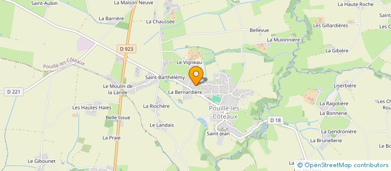 localisation de l'entreprise LES POT'A LILOU à POUILLE-LES-COTEAUX