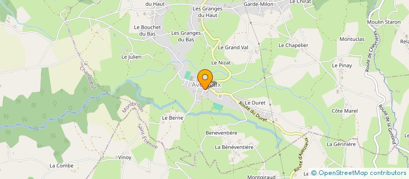 localisation de l'entreprise LES POT'AUX CARRES  AVEIZIEUX