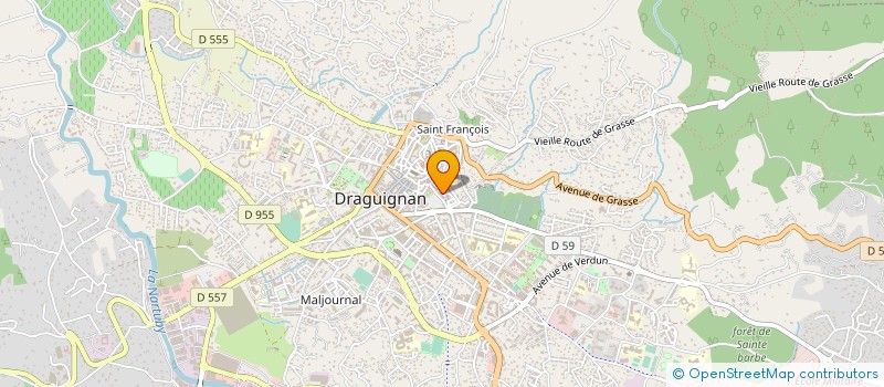 localisation de l'entreprise LES POT'IRONT à DRAGUIGNAN