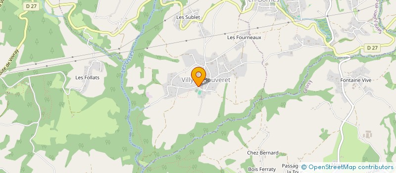 localisation de l'entreprise LES POT'S & CO à VILLY-LE-BOUVERET