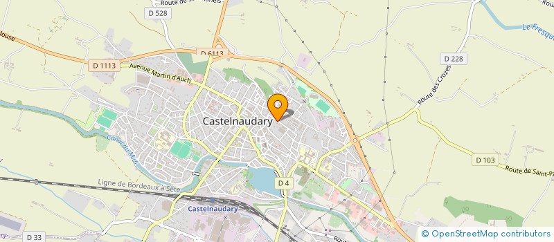 localisation de l'entreprise LES POTERIES DU CASTEL à CASTELNAUDARY