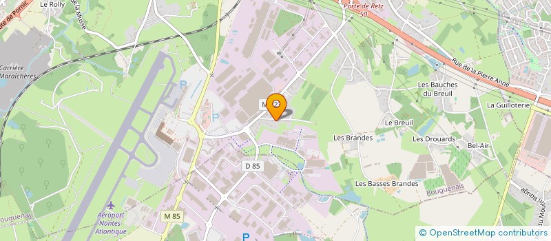 localisation de l'entreprise LES POTES A LA COMPOTE  BOUGUENAIS