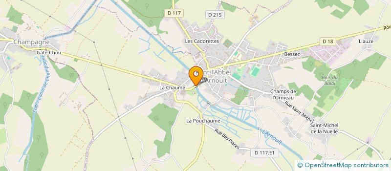 localisation de l'entreprise LES POTES-AU-FEU  PONT-L'ABBE-D'ARNOULT