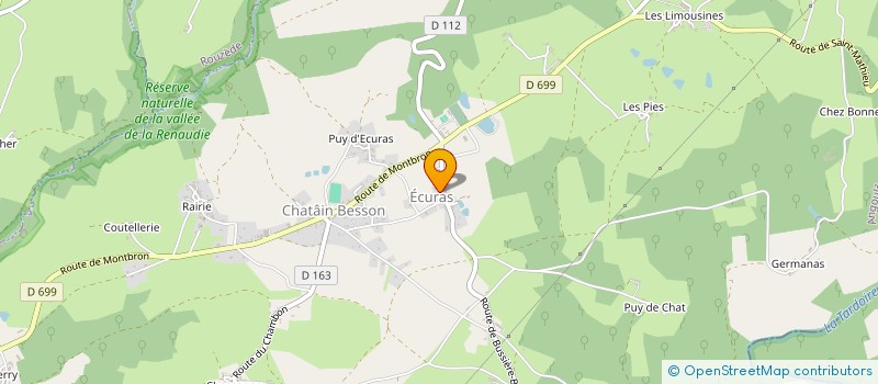 localisation de l'entreprise LES POTES DE LA COOP'IN EN BOURG à ECURAS