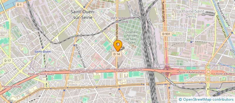 localisation de l'entreprise LES POTES DE SAINT OUEN à SAINT-OUEN-SUR-SEINE