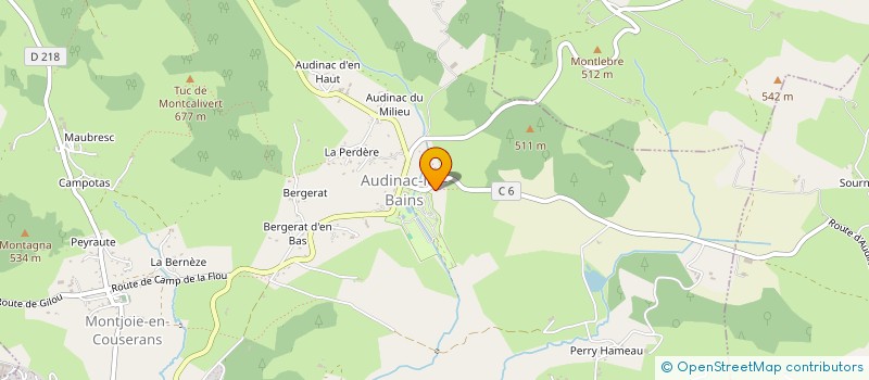 localisation de l'entreprise LES POTOS DU CHATEAU DE MIRAMONT D'EN BAS à MONTESQUIEU-AVANTES