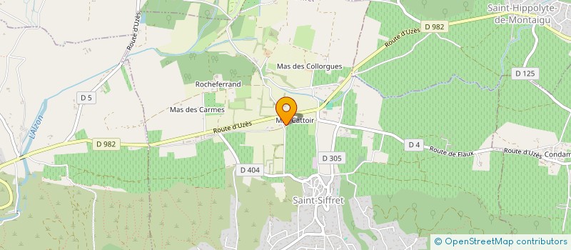 localisation de l'entreprise LES POTS D'UZES à UZES