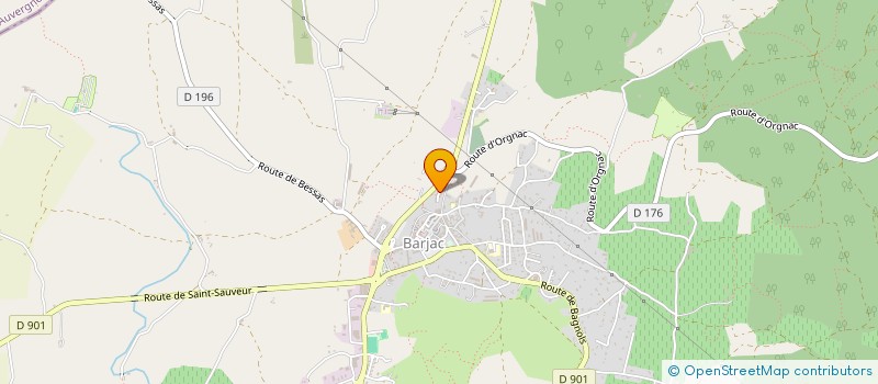 localisation de l'entreprise LES POTS TEINTS DE BARJAC à BARJAC