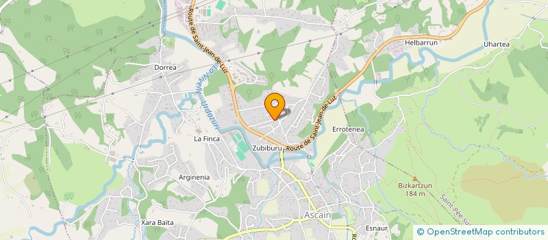 localisation de l'entreprise LES POTTOKASKO  ASCAIN