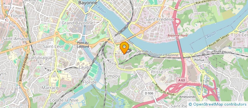 localisation de l'entreprise LES POTTOKS  BAYONNE