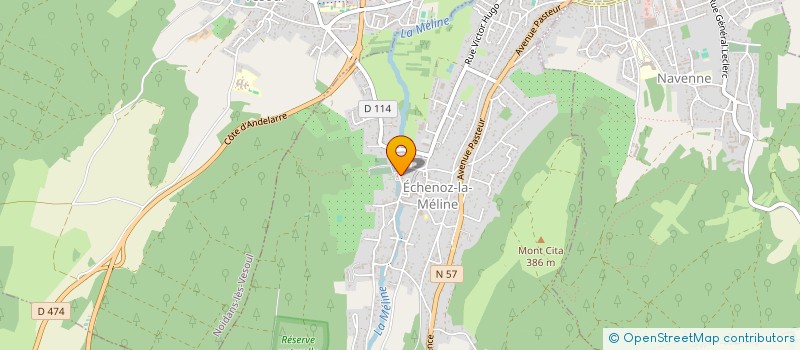 localisation de l'entreprise LES POUDRES à VAIVRE-ET-MONTOILLE