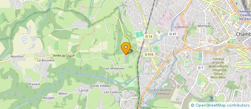 localisation de l'entreprise LES POUL'ANES  COGNIN