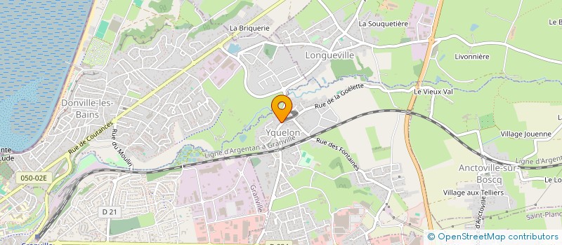 localisation de l'entreprise LES POULBOTS  YQUELON