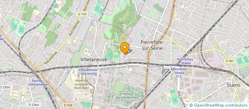 localisation de l'entreprise LES POULES DE LA BUTTE à VILLETANEUSE