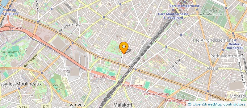 localisation de l'entreprise LES POULETS DU 15  PARIS