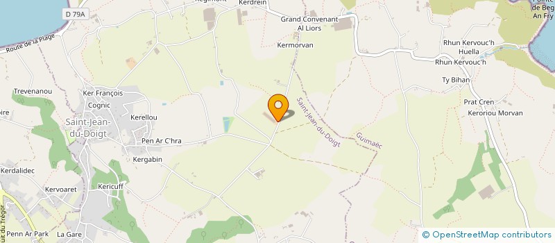 localisation de l'entreprise LES POULETTES DE SAINT-JEAN  SAINT-JEAN-DU-DOIGT