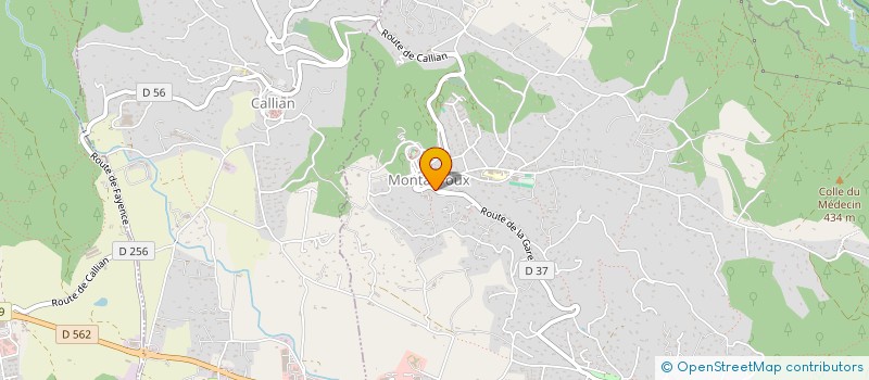localisation de l'entreprise LES POUNS à MONTAUROUX