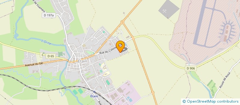 localisation de l'entreprise LES POUPEES à ETAIN