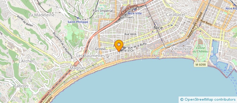 localisation de l'entreprise LES POUPEES RUSSES à NICE