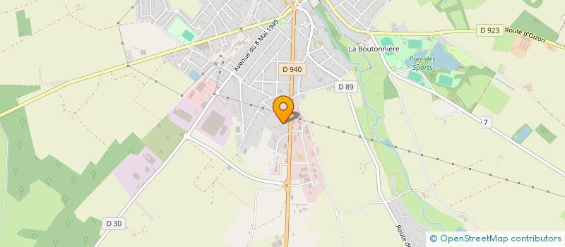 localisation de l'entreprise LES POUPEES RUSSES  AUBIGNY-SUR-NERE