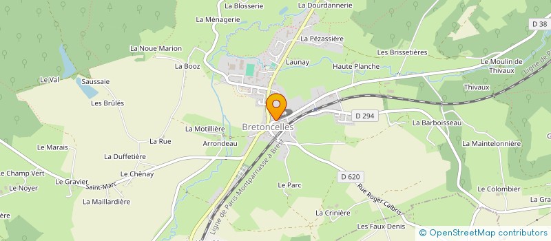 localisation de l'entreprise LES POUSSES SOLIDAIRES - BRETONCELLES EN TRANSITION à BRETONCELLES