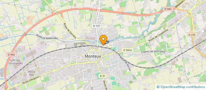 localisation de l'entreprise LES POUSSINOUS à MONTEUX