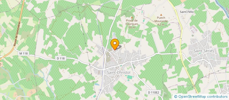 localisation de l'entreprise LES POUSSINS  ENTRE-VIGNES