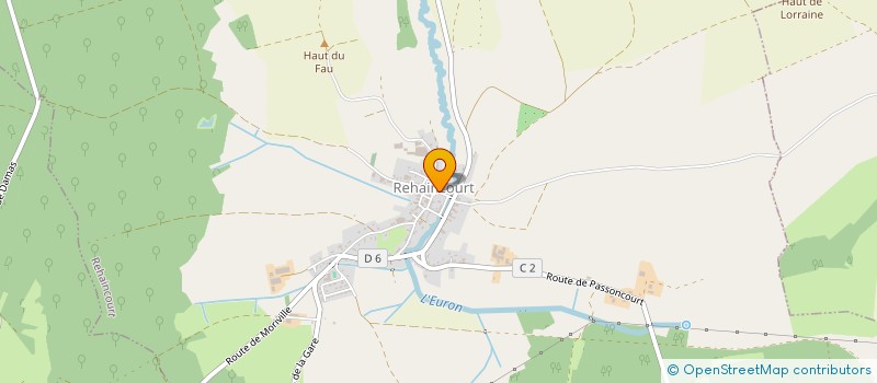 localisation de l'entreprise LES POUSSINS  REHAINCOURT