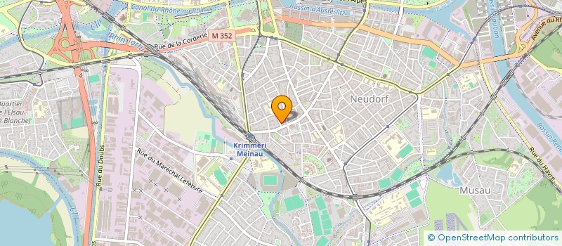 localisation de l'entreprise LES POUSSINS MASQUES  STRASBOURG