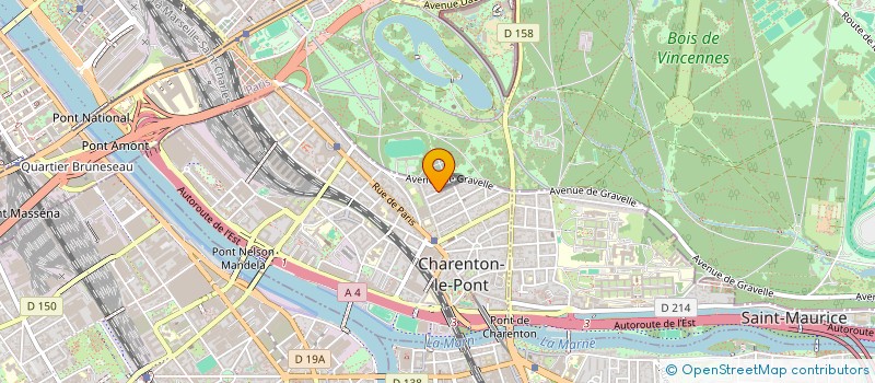 localisation de l'entreprise LES POUTCHOUS  CHARENTON-LE-PONT