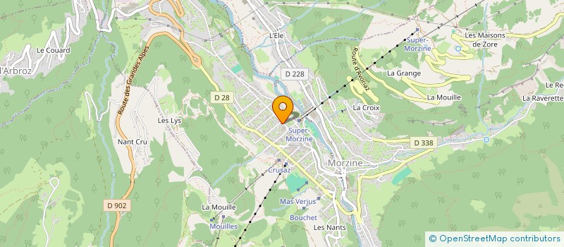 localisation de l'entreprise LES POUX DE MARIE à MORZINE