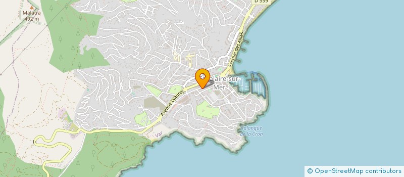 localisation de l'entreprise LES PRADELS à CAVALAIRE-SUR-MER