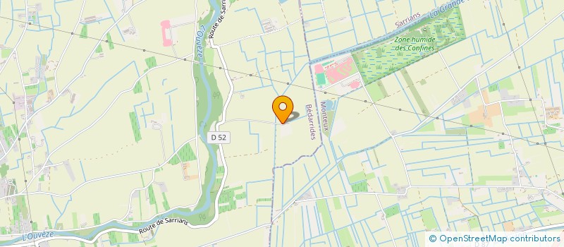 localisation de l'entreprise LES PRADERIES  BEDARRIDES