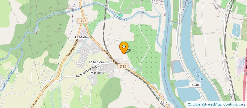 localisation de l'entreprise LES PRADES  BAIX