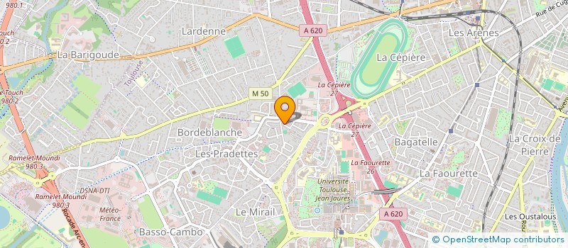 localisation de l'entreprise LES PRADETTES, ASSOCIATION DES VEILLEURS EVEILLEURS à TOULOUSE