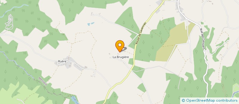 localisation de l'entreprise LES PRADOUX  MESSEIX