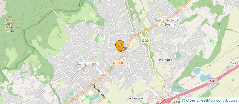 localisation de l'entreprise LES PRAIRIES à SAINT-ISMIER