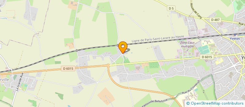 localisation de l'entreprise LES PRAIRIES  VALLIQUERVILLE