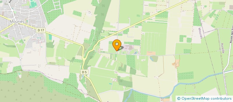 localisation de l'entreprise LES PRAIRIES DE CRAU  MOURIES