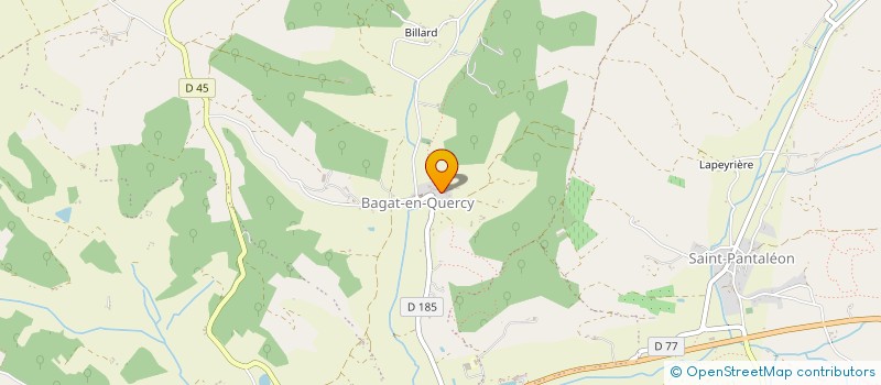 localisation de l'entreprise LES PRATS EN QUERCY  BARGUELONNE-EN-QUERCY