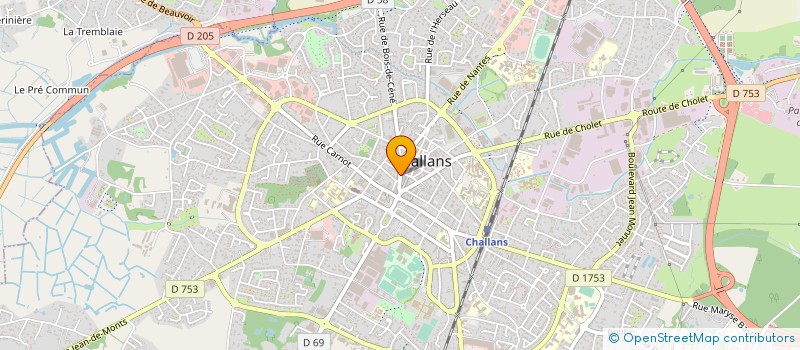 localisation de l'entreprise LES PRECIEUSES à CHALLANS