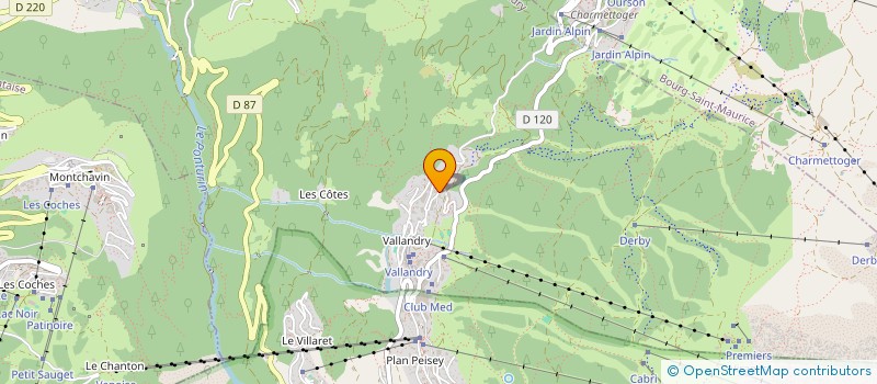 localisation de l'entreprise LES PRELES 73  LANDRY