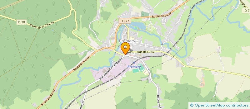 localisation de l'entreprise LES PREMIALES  PREMERY