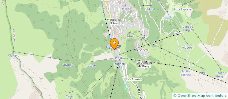 localisation de l'entreprise LES PREMIERES LOGES à LES ALLUES